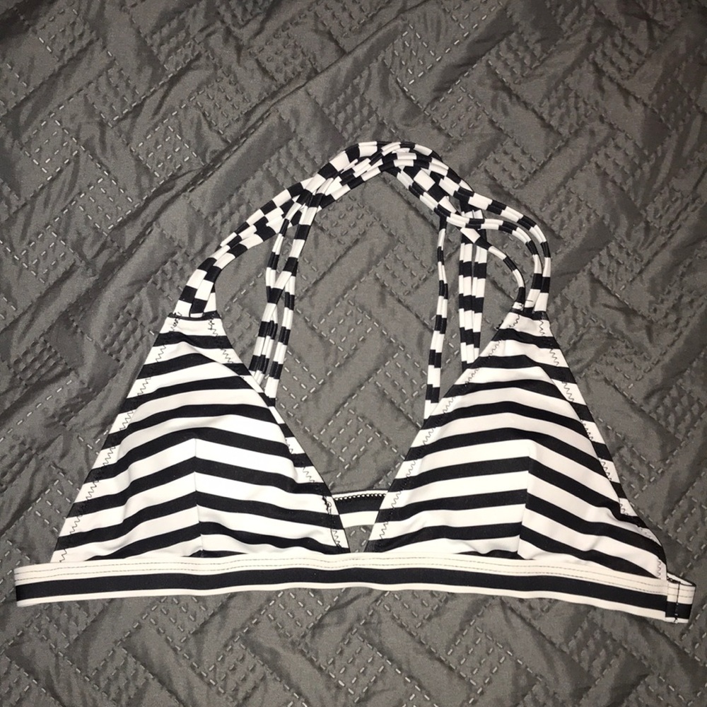 Striped Swim Top - M